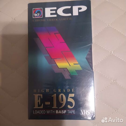 Видеокассеты vhs новые