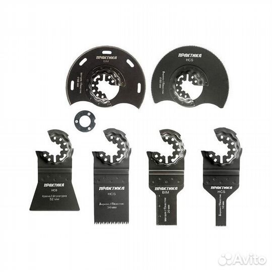 Набор насадок комбинированный Практика для мфи №5 6шт 240-546