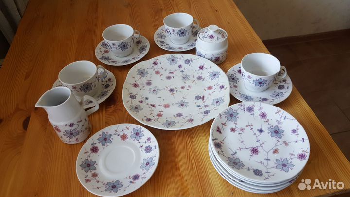 Сервизы неполные.Чайные пары.Винтаж СССР
