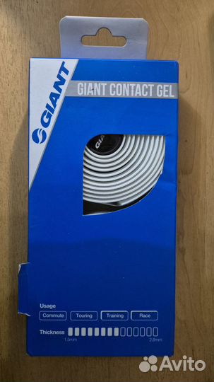 Обмотка руля Giant Contact Gel (белая)