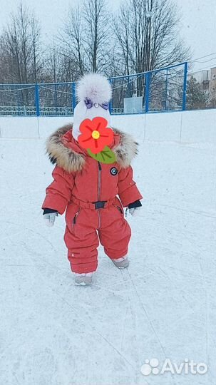 Зимний комбинезон для девочки 80 86