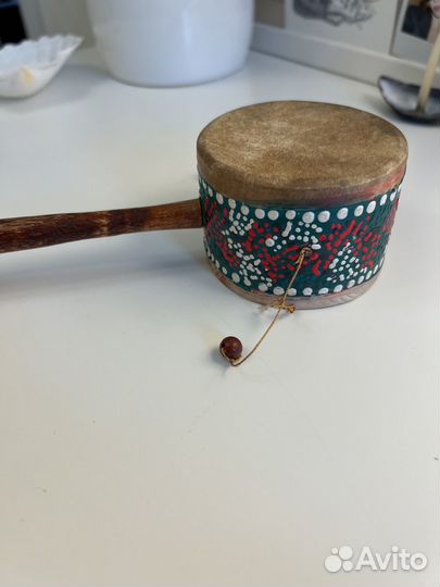 Барабан-колотушка на палке