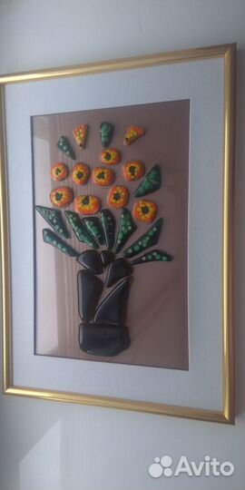 Картина из стекла