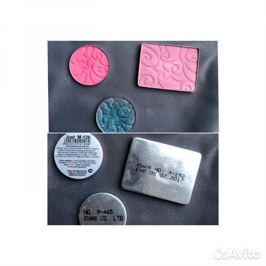 Тени, румяна, рефиллы, магнитные палетки mufe