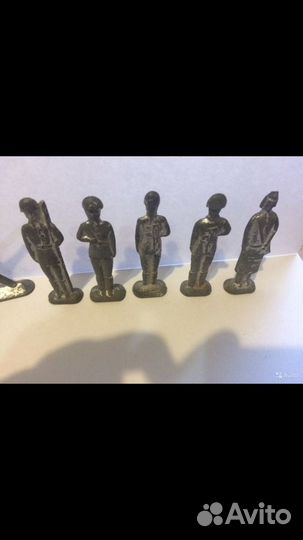 Игрушки СССР оловянные солдатики