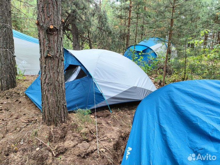 Quechua mh100 XL f&b 3-х местная