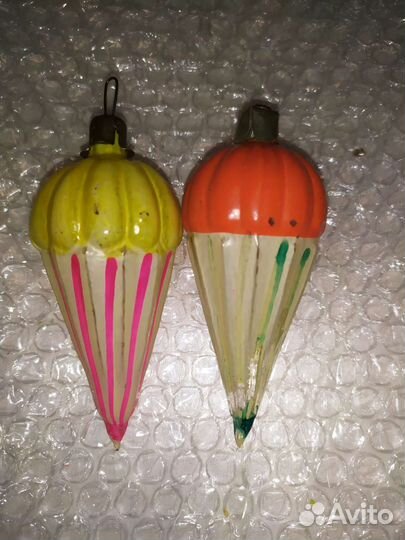 Елочные игрушки СССР парашют