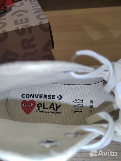 Кеды Converse Comme des Garcons Play 38