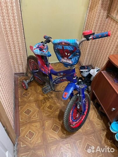 Велосипед детский 16 дюймов Человек-паук