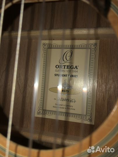 Классическая гитара Ortega как новая с чехлом