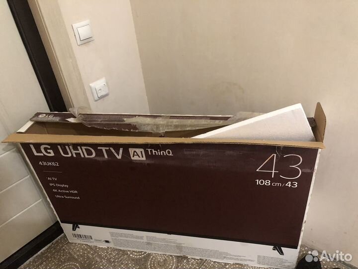 Телевизор lg 43uk6200pla