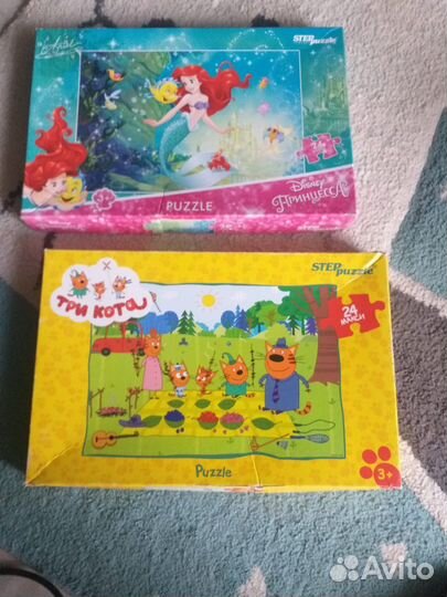 Пазлы 3 штуки