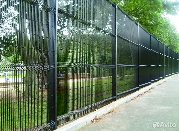 Забор из 3D сетки с гарантией под ключ