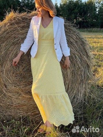 Платье в пол, ткань шитьё