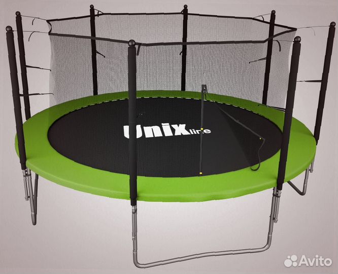 Батут unix line Simple 10 ft Green (inside)
