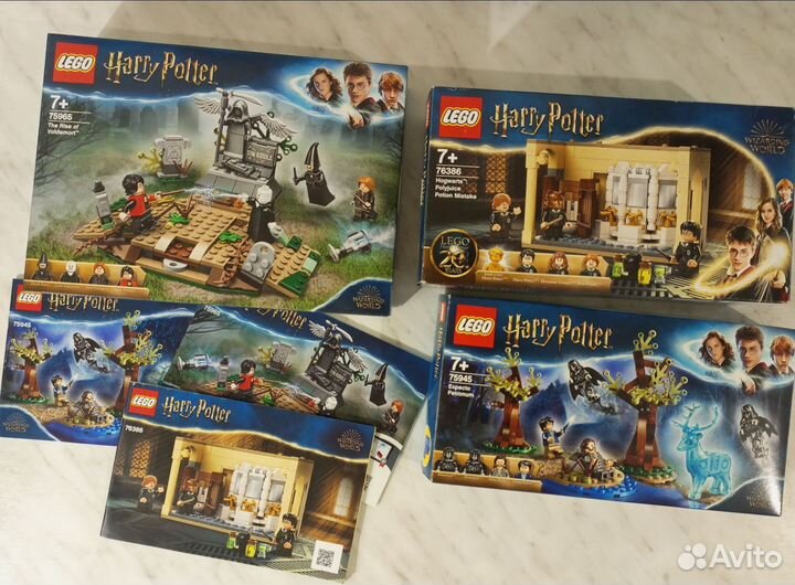Lego коробки, инструкции DC, Marvel, Harry Potter