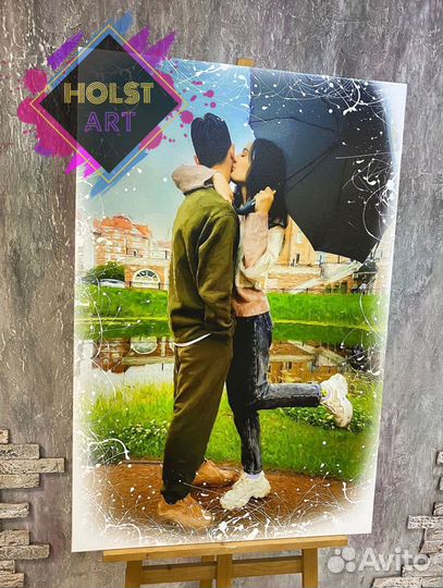 Портрет на холсте по фото