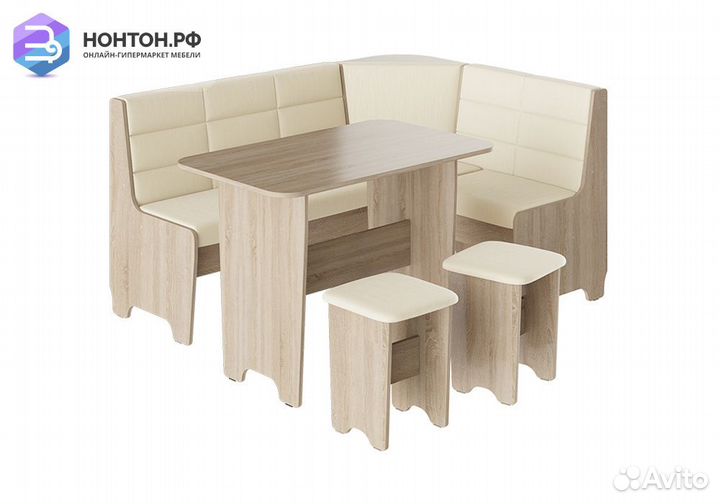 Кухонный уголок Техас исп.2 дуб сонома / кашемир к