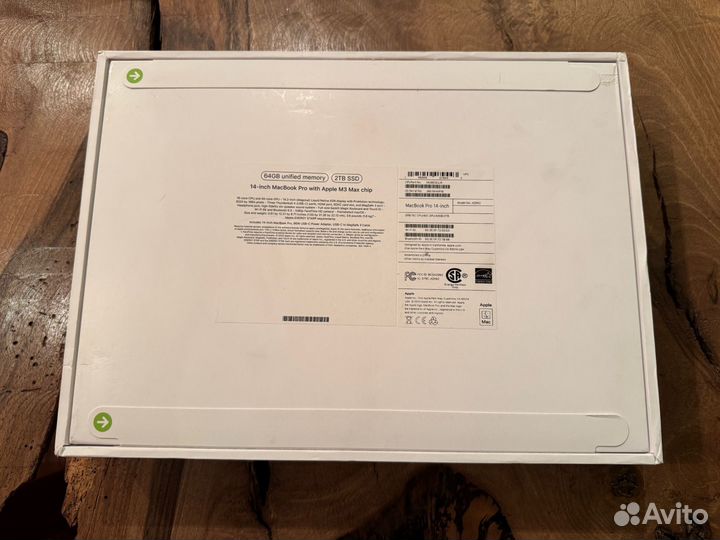 MacBook Pro 14 2023 M3 Max/64 GB/2 TB SSD/NEW