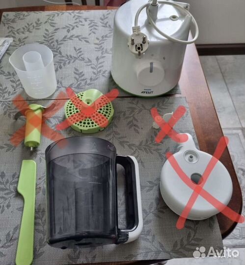 Запчасти для пароварки блендера Philips Avent