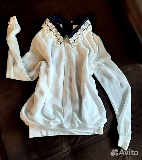 Школьная блузка 128