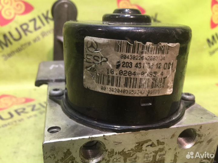 Блок abs Mercedes C-Class W203 112.912 2.6 2002