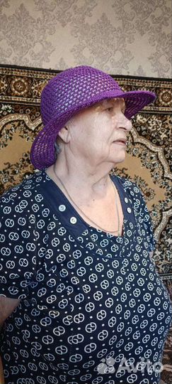 Шляпа вязаная лето