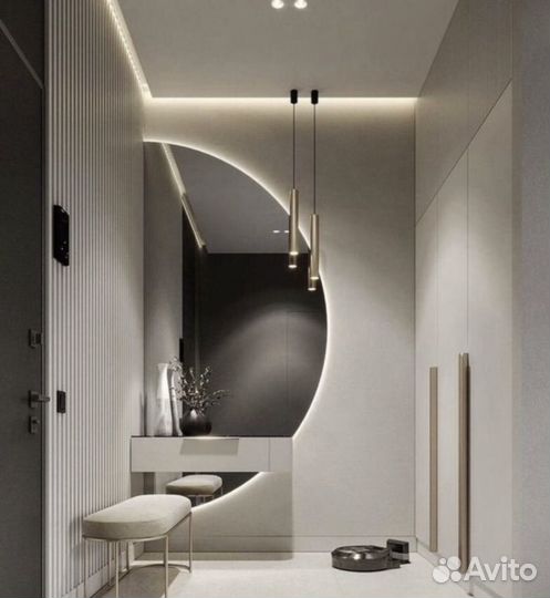 Зеркало с подсветкой LED(Парящее)по вашим размерам