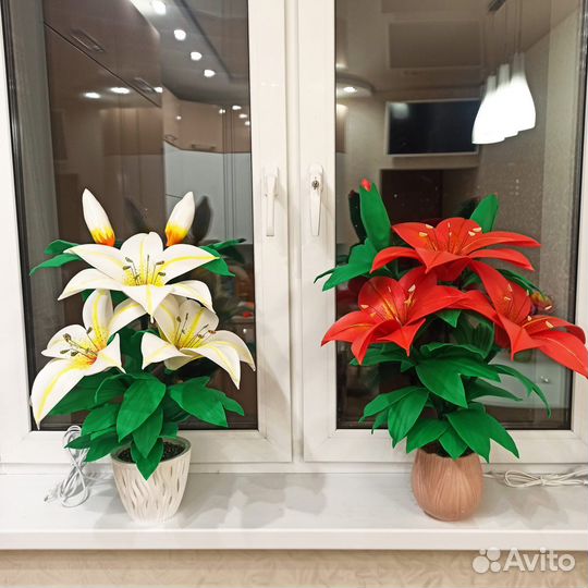 Светильник - цветы