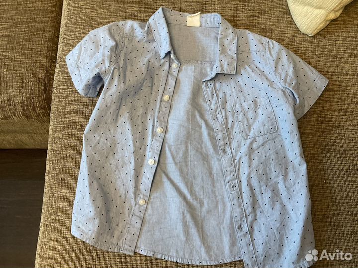 Рубашки и шорты h&m 92