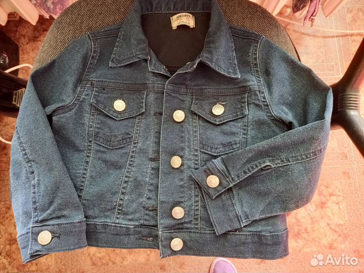 Джинсовка детская на девочку 104-110