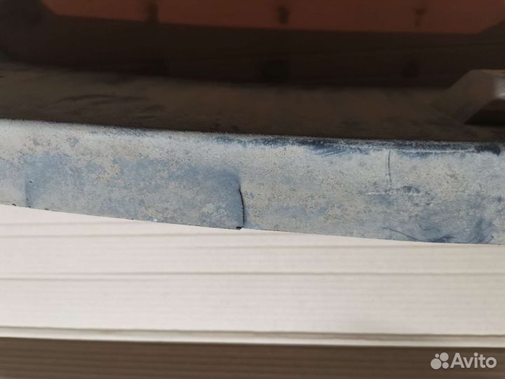 Усилитель заднего бампера kalina