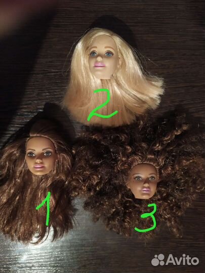 Кукла Барби, головы кукол Барби