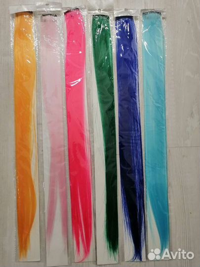 Цветные пряди для волос