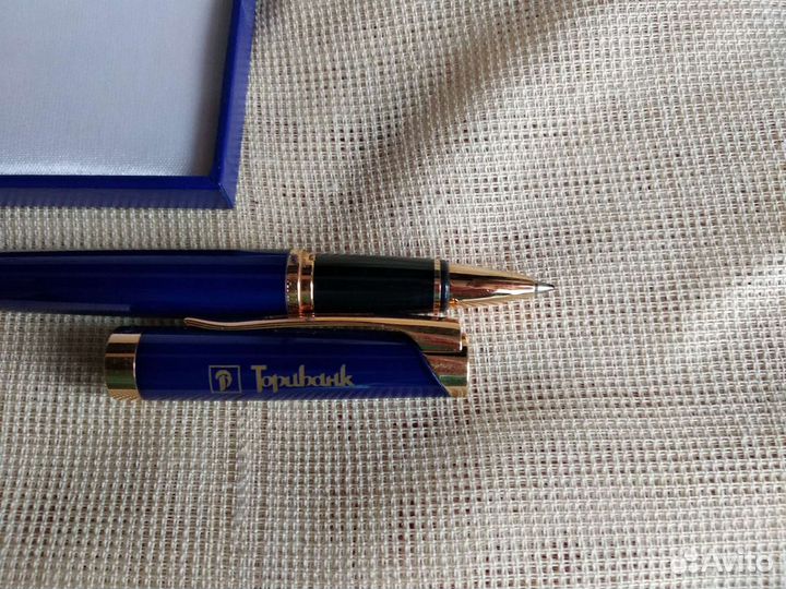 Ручка Waterman, роллер, с брендом Торибанк, в колл