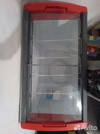 Ларь холодильник морозильник 450л gellar475е