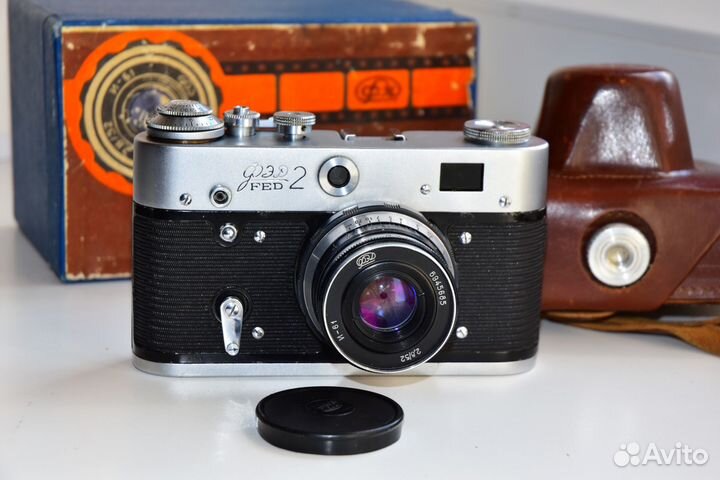 Фэд-2 курковый дальномерный фотоаппарат из СССР