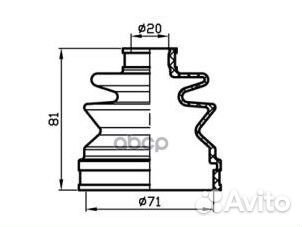 Пыльник шруса tacb1003 Trust Auto
