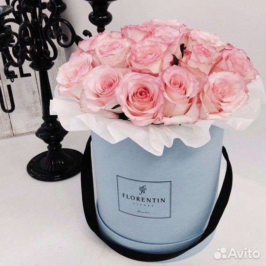 Розы в коробке