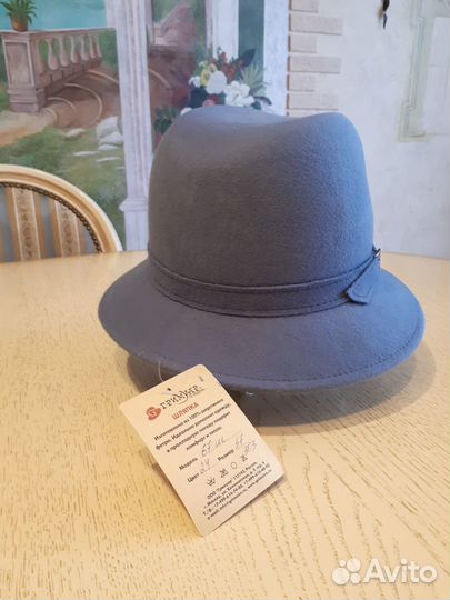 Шляпа фетровая женская