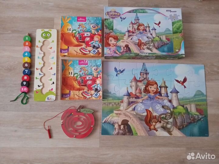 Крупные пазлы и логические игры