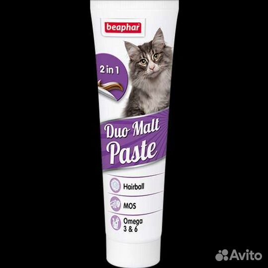 Мальт-паста Beaphar, Gimpet для вывода шерсти