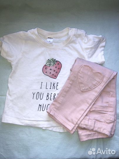 Вещи пакетом на девочку 9-12 месяцев