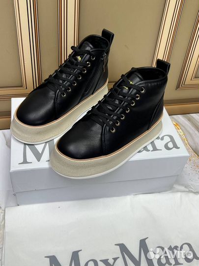 Кроссовки Кеды Ботинки Max Mara Зима Мех 36-40