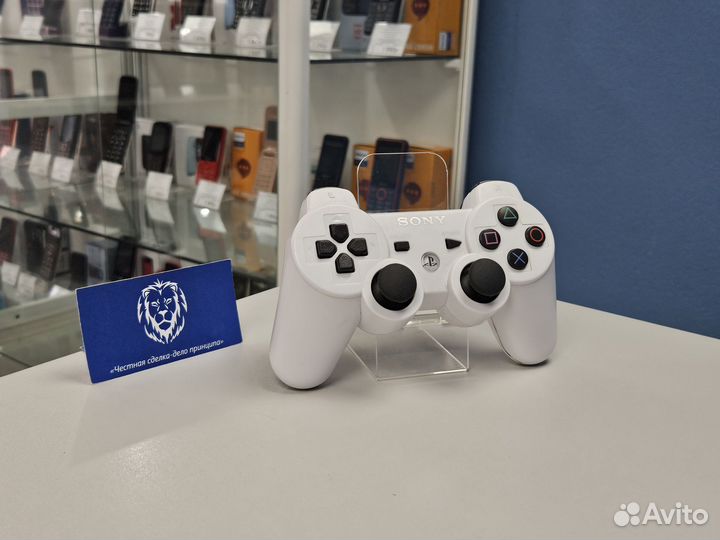 Джойстик для PS3 Dualshock 3 белый/копия