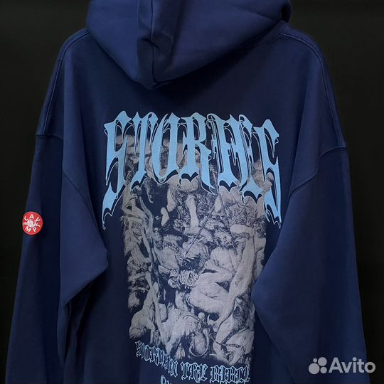 Зип худи cavempt оверсайз