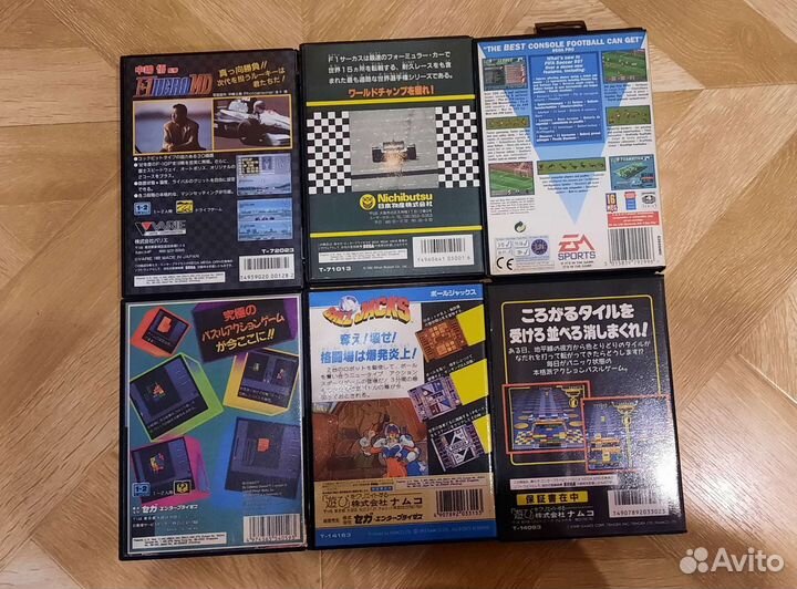 Картриджи sega Genesis и Mega drive