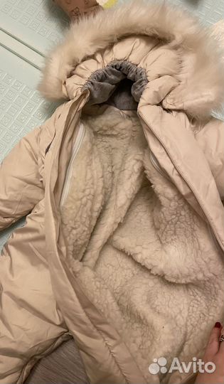 Зимний комбинезон 62 68 cherry Mom