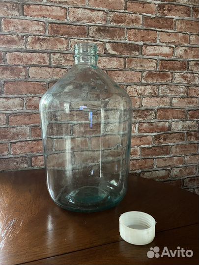 Бутыль стеклянная 10 л СССР
