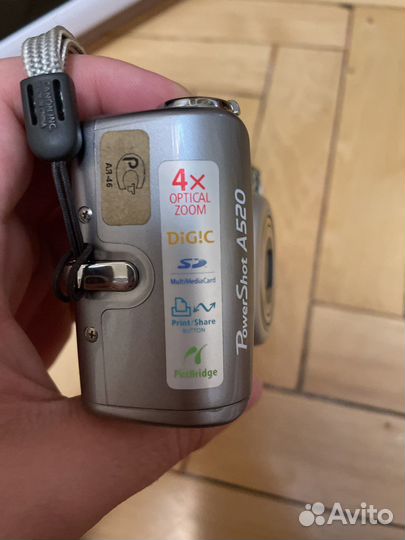 Компактный фотоаппарат canon powershot a520